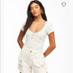 Billabong Little Buttons Henley Top
